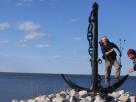 Kyle Pickering and Bobby McDowell walking across Canada